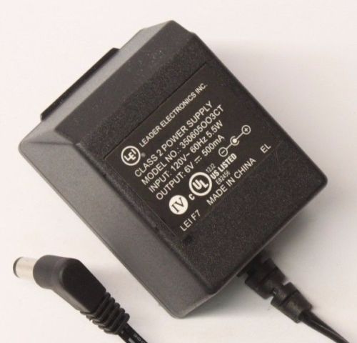 *100% Brand NEW* LEI Output 6V 500mA 6 Volt for 350605003CT AC Power Supply Adapter Charger Free shipping! - Click Image to Close